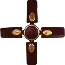 Sameer Jewel 50W Brown Ceiling Fan, Sweep: 600 mm Fans Product 1
